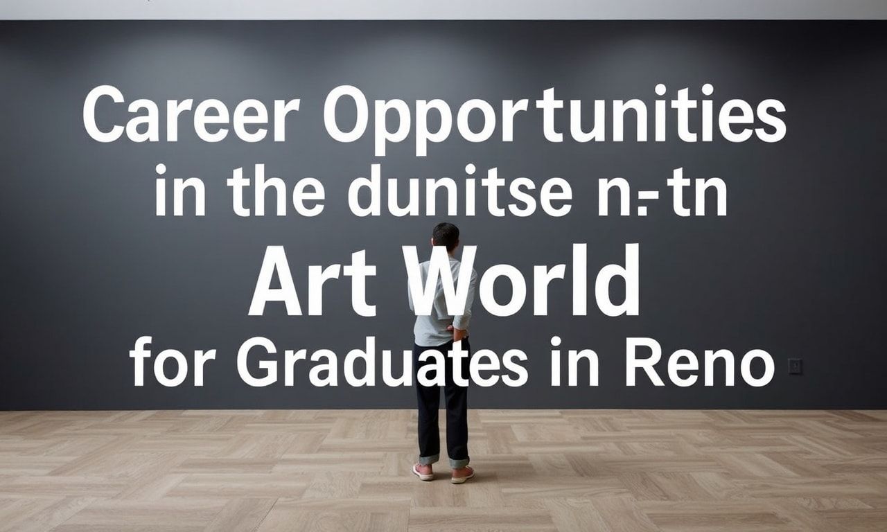Reno'da Eğitim Mezunları İçin Sanat Dünyasında Kariyer Fırsatları