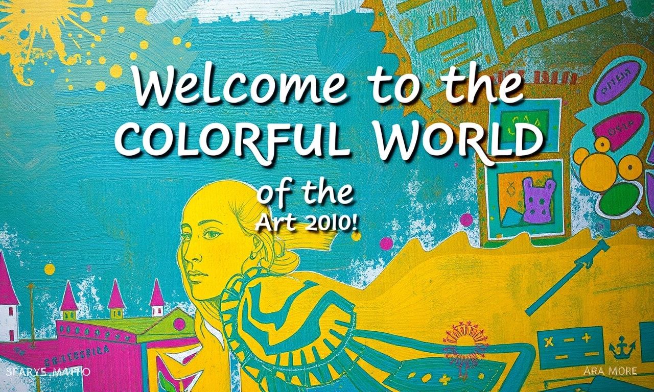 Sanat Dünyasının Renginli Dünyasına Hoş Geldiniz