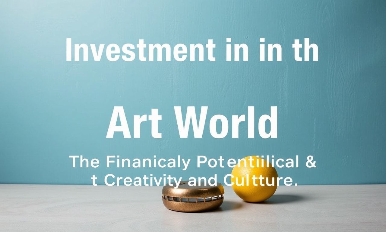 Sanat Dünyasında Yatırım: Kreativite ve Kültürün Finansal Potansiyeli