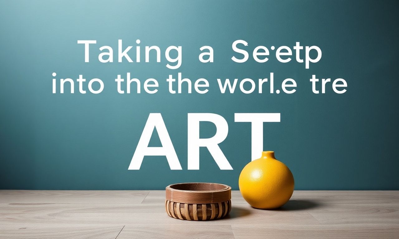 Sanatın Dünyasına Adım Atmak: Kreativite ve Kültürün Buluştuğu Alan